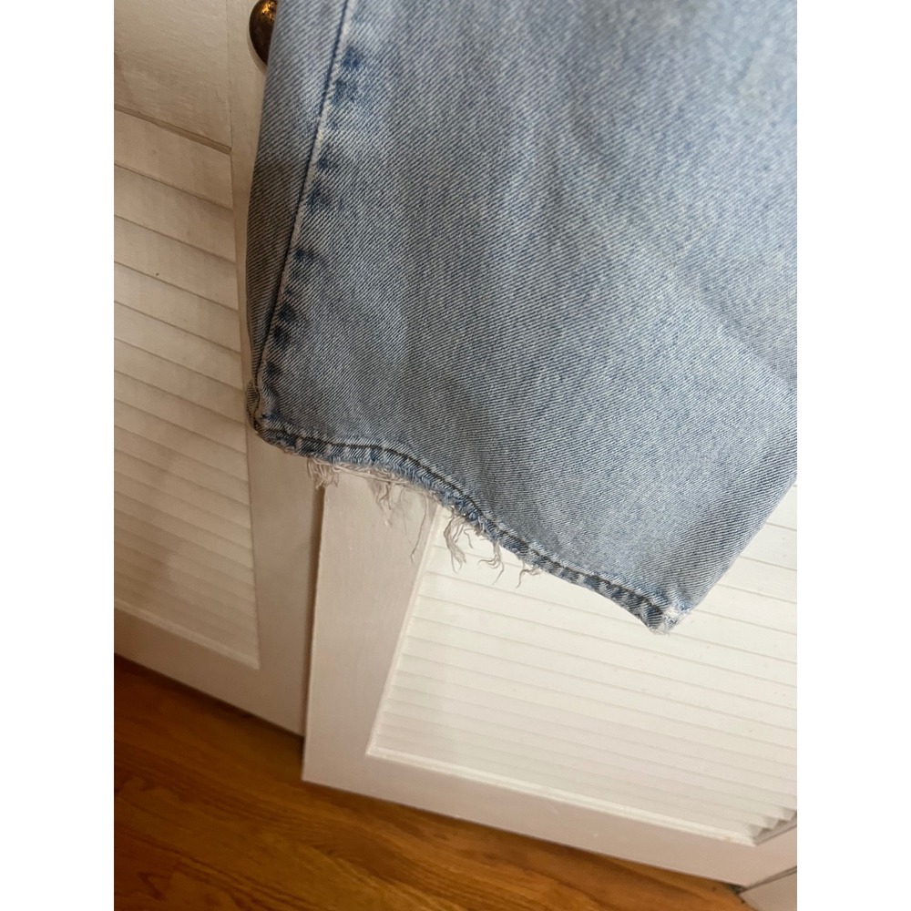 Vtg 1981 Abercrombie & Fitch Vintage Distressed High Rise Flare Leg Jeans 10 - Picture 2 of 6